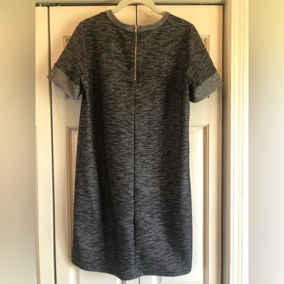 Gilli charcoal dress with back zipper & short sleeves - Picture 2 of 13